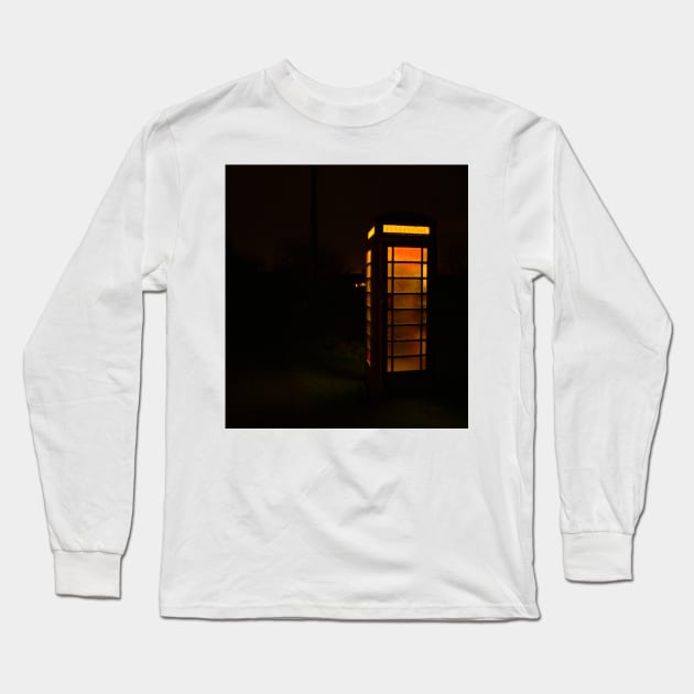 Phone Box Long Sleeve T-Shirt by Nigdaw